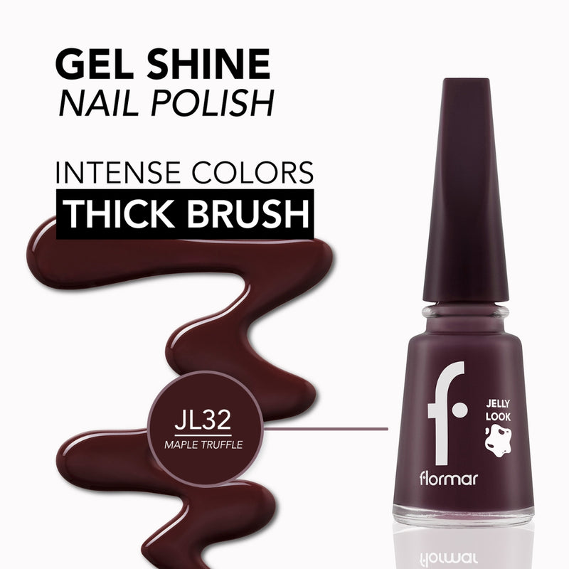 Flormar Jelly Look Nail Enamel JL32 Maple Truffle 11ml