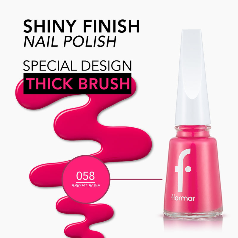 Flormar Nail Enamel 058 Bright Rose 11ml