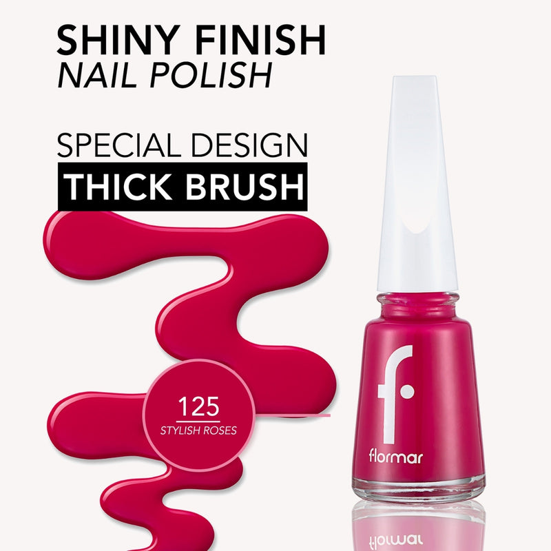 Flormar Nail Enamel 125 Stylish Roses 11ml