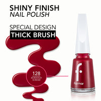 Flormar Nail Enamel 128 Bordeaux Scream 11ml