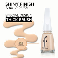 Flormar Nail Enamel 246 Cream Silk 11ml