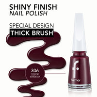 Flormar Nail Enamel 306 Lost In Bordeaux 11ml