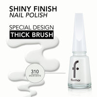 Flormar Nail Enamel 310 Snow White 11ml