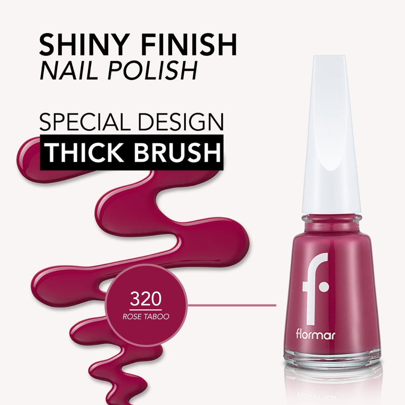 Flormar Nail Enamel 320 Rose Taboo 11ml