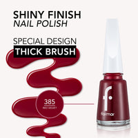 Flormar Nail Enamel 385 Red Velvet 11ml
