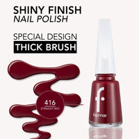 Flormar Nail Enamel 416 Straight Red 11ml