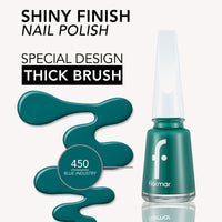 Flormar Nail Enamel 450 Blue Industry 11ml