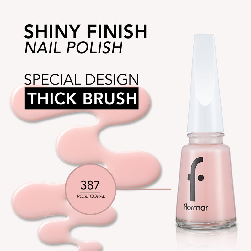 Flormar Classic Nail Enamel 397 Rose Coral 11ml