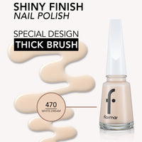 Flormar Classic Nail Enamel 470 White Dream 11ml