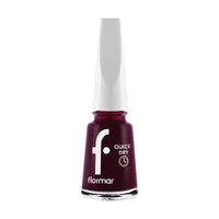 Flormar Quick Dry Nail Enamel QD21 Blackstar Red 11ml