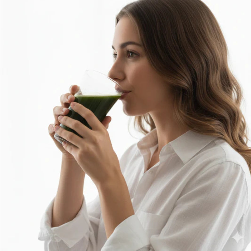 The Jaar Vibes Green Rush Superfood Powder 20 Sachets