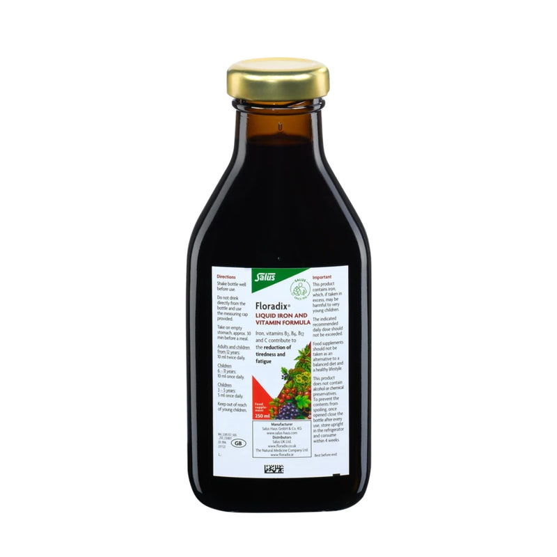 Salus Floradix Liquid Iron & Vitamin Formula 250ml