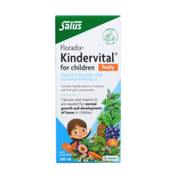 Salus Floradix Kindervital Liquid Calcium & Vitamin Formula 250ml For Children Fruity 250ml