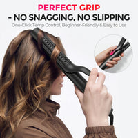 Tymo Airflow 2 In 1 Hair Curler & Straightener Black