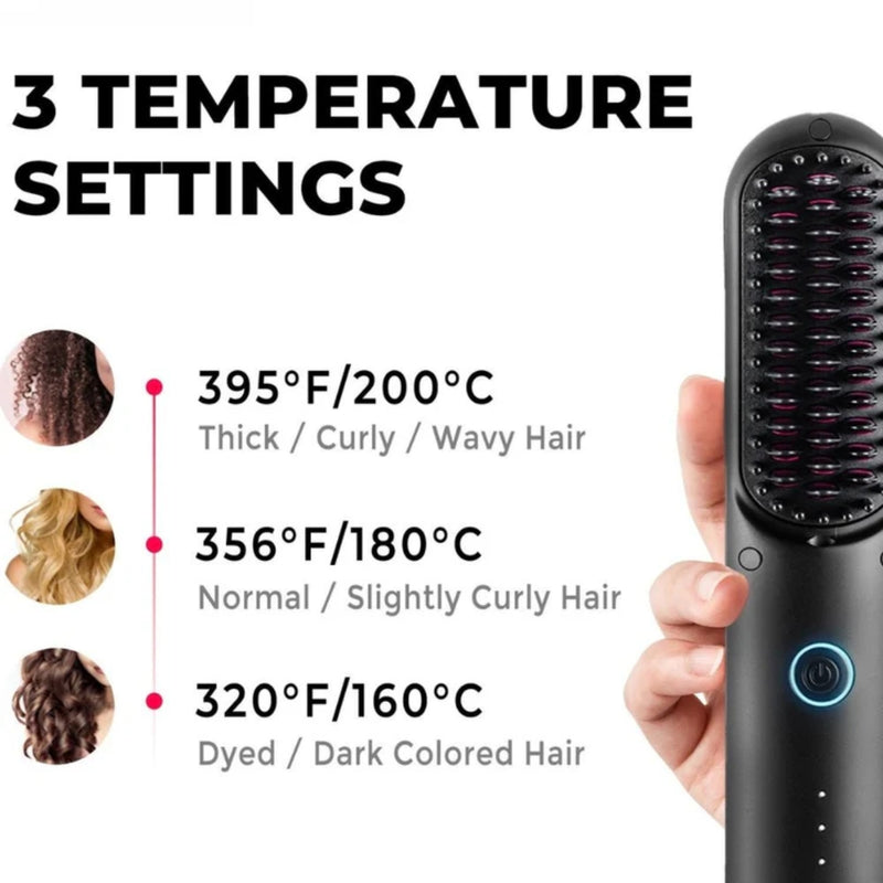 Tymo Porta Cordless Hair Straightening Brush