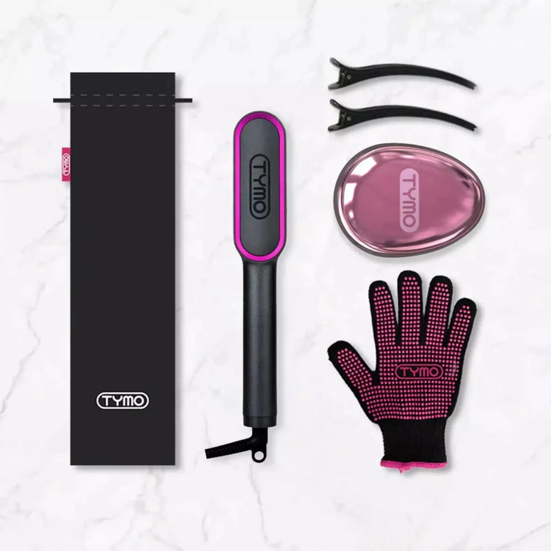 Tymo Ring Hair Straightening Brush Black