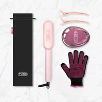 Tymo Ring Hair Straightening Brush Pink