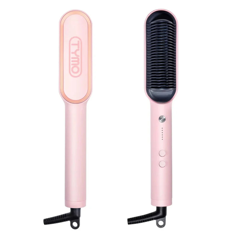 Tymo Ring Hair Straightening Brush Pink