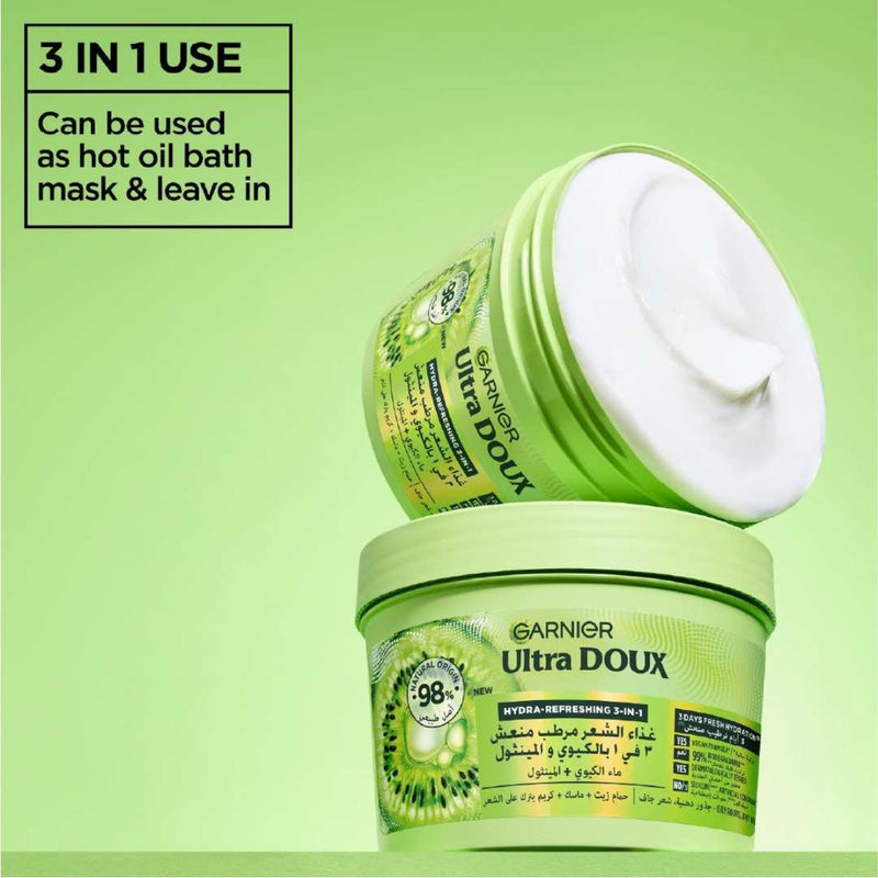 Garnier Ultra Doux Hair Food Kiwi Mask 390ml
