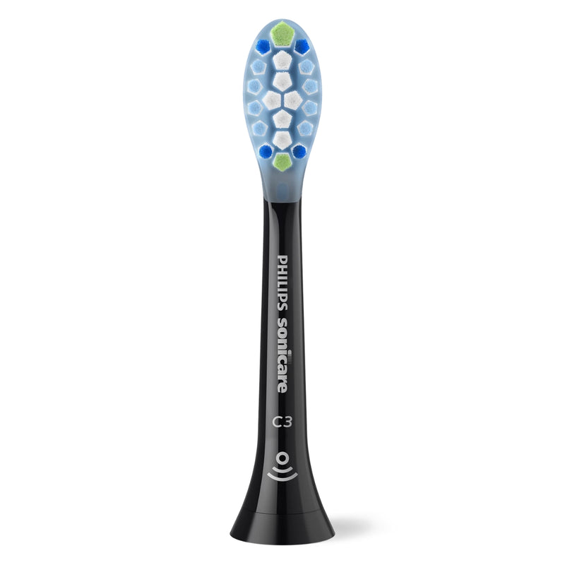 Philips Sonicare Toothbrush Heads Diamond Clean Smart Plaque Defense Black HX9042/91 2 Pack