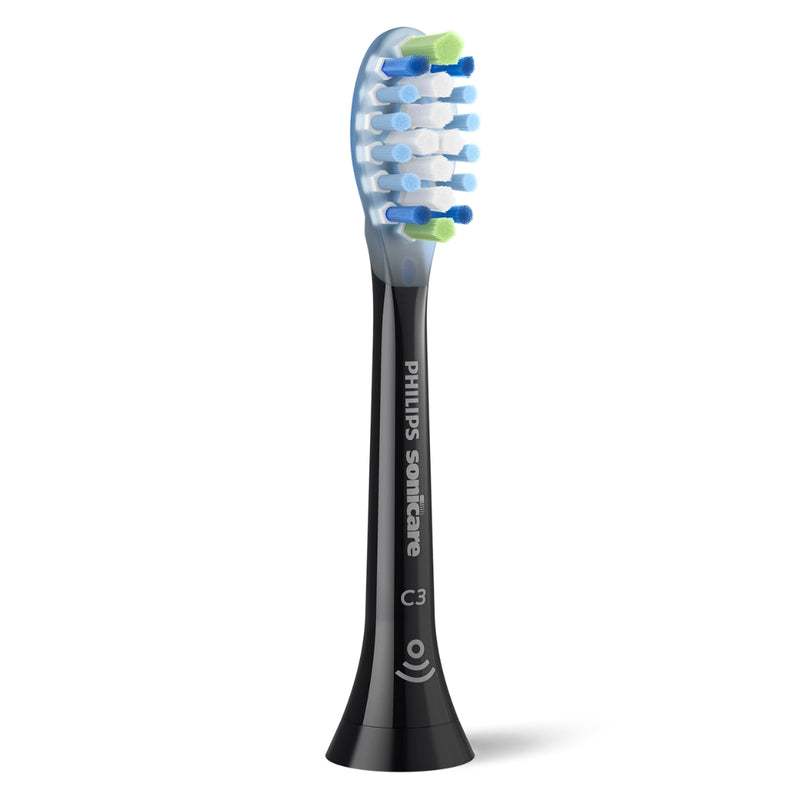 Philips Sonicare Toothbrush Heads Diamond Clean Smart Plaque Defense Black HX9042/91 2 Pack