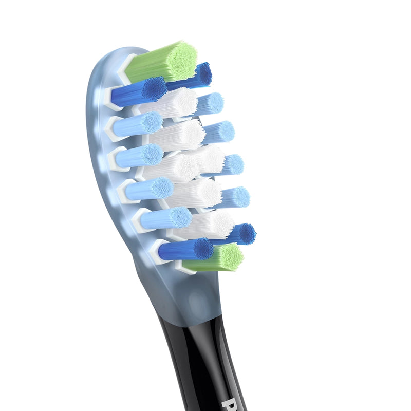 Philips Sonicare Toothbrush Heads Diamond Clean Smart Plaque Defense Black HX9042/91 2 Pack