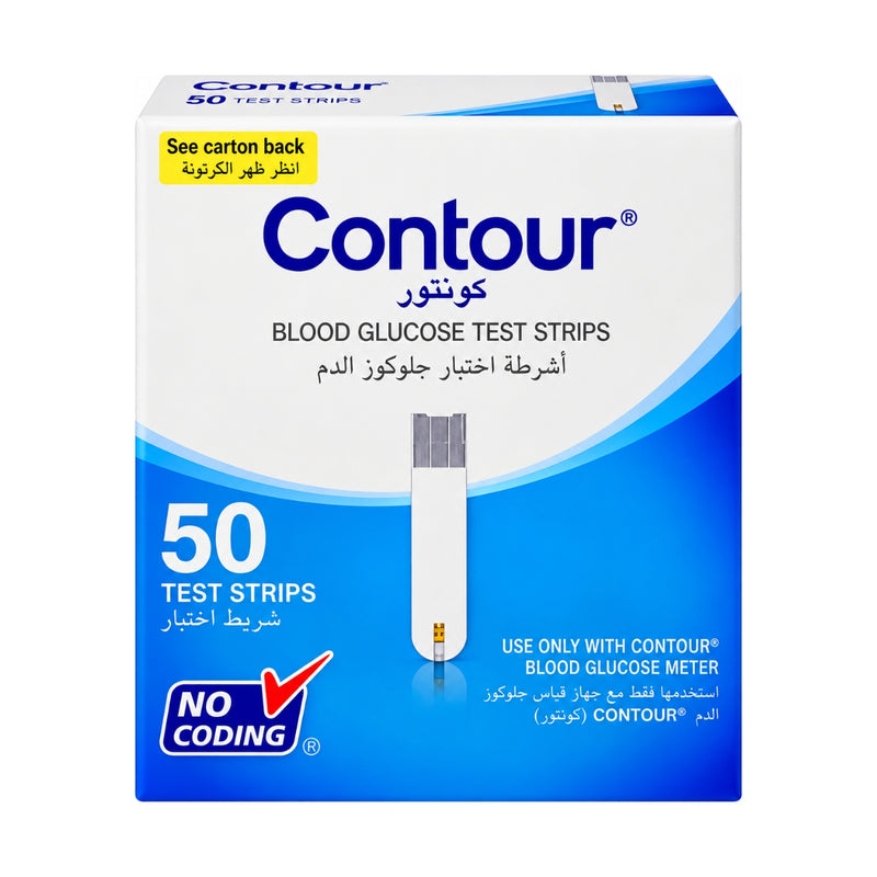 Ascencia Contour Blood Glucose 50 Test Strips