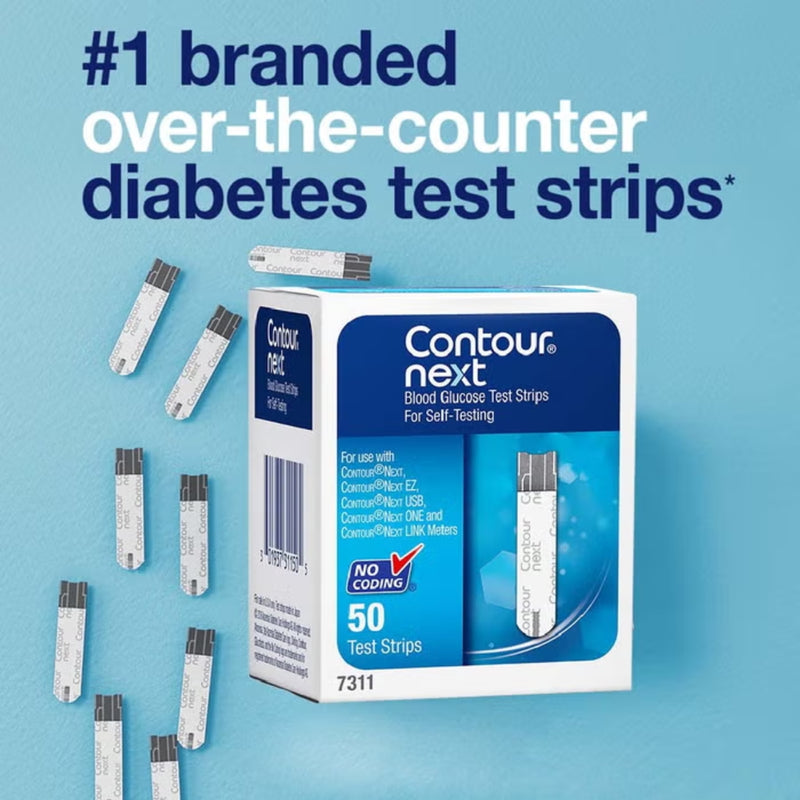 Ascensia Contour Next Blood Glucose 50 Test Strips