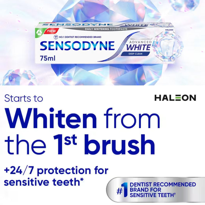 Sensodyne Toothpaste Advanced White Deep Clean 75ml