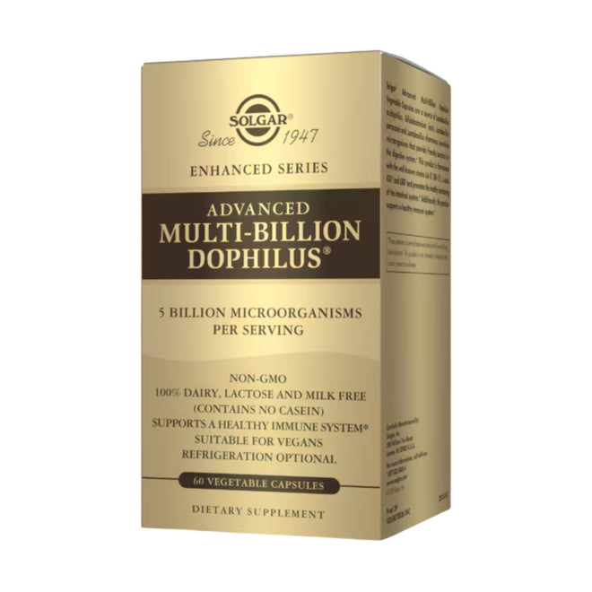 Solgar Advanced Multi Billion Dophilus 60 VegeCapsules