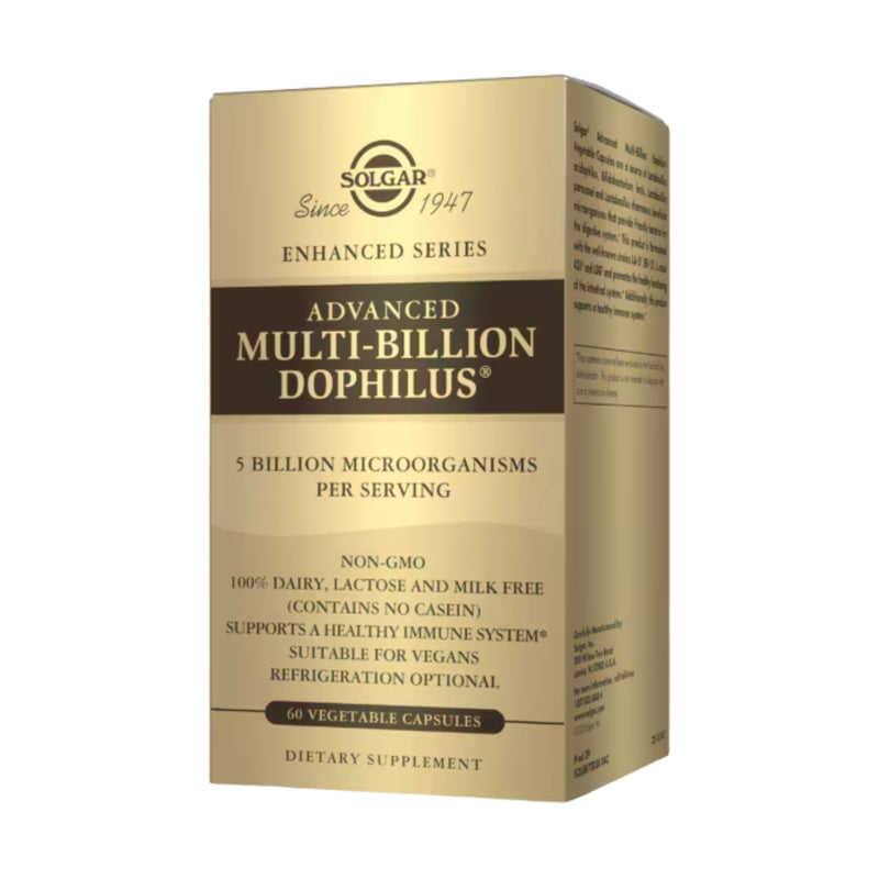 Solgar Advanced Multi Billion Dophilus 60 VegeCapsules
