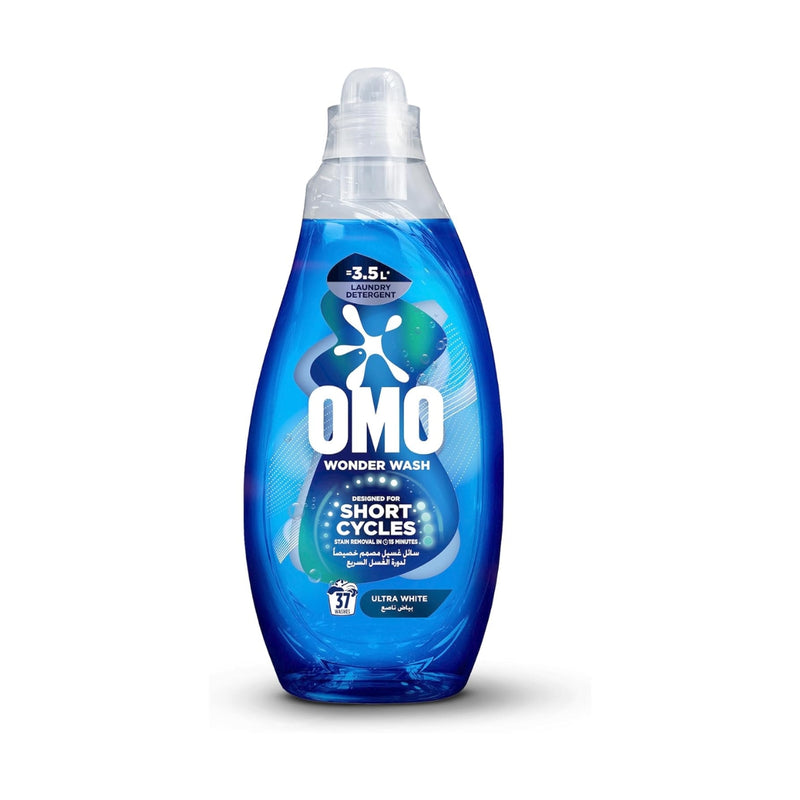 OMO Wonder Wash Laundry Detergent Liquid Ultra White 1.48kg