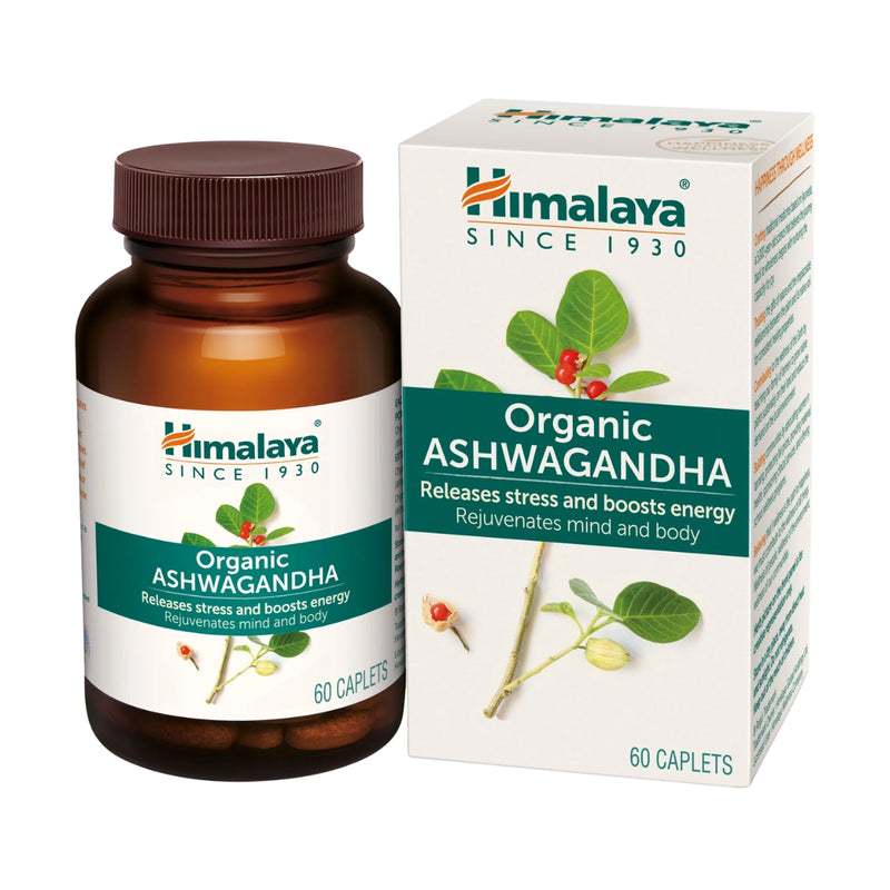 Himalaya Organic Ashwagandha 60 Caplets