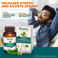 Himalaya Organic Ashwagandha 60 Caplets