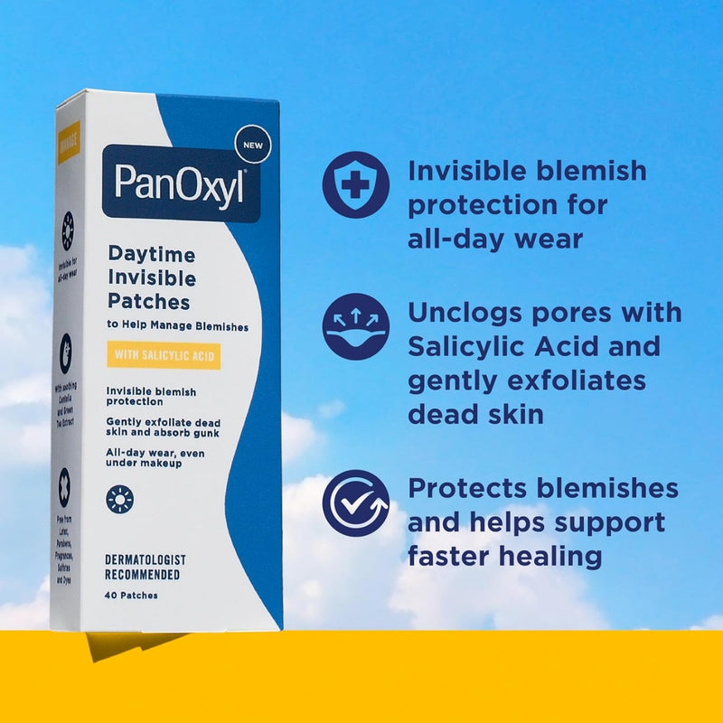 Panoxyl Daytime Invisible Patches With Salicylic Acid 40 Patches