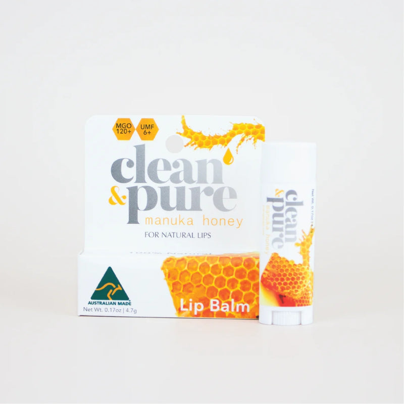 Clean & Pure Lip Balm Manuka Honey 6g