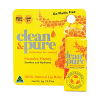 Clean & Pure Lip Balm Manuka Honey 6g