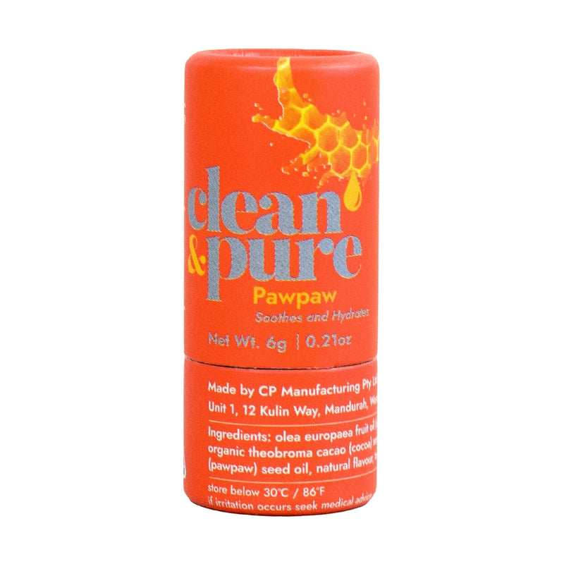 Clean & Pure Lip Balm Pawpaw 6g