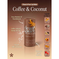 Clean & Pure Lip Balm Coffee & Coconut 6g