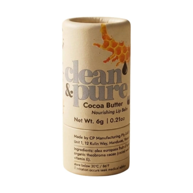 Clean & Pure Lip Balm Cocoa Butter 6g