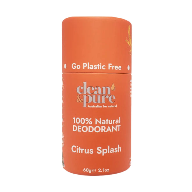 Clean & Pure Natural Deodorant Citrus Splash 60g