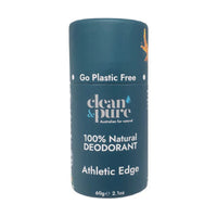Clean & Pure Natural Deodorant Athletic Edge 60g