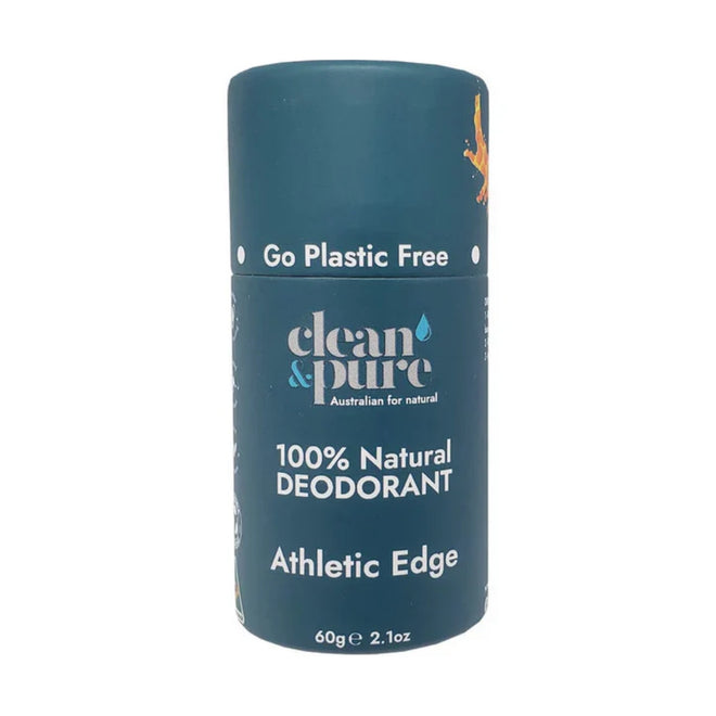 Clean & Pure Natural Deodorant Athletic Edge 60g