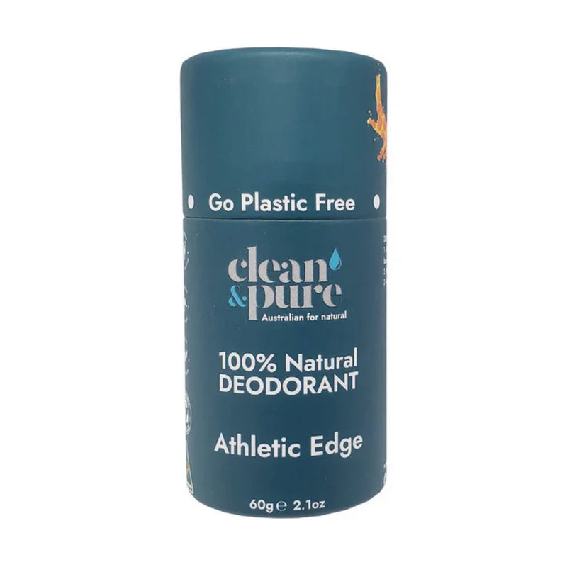 Clean & Pure Natural Deodorant Athletic Edge 60g