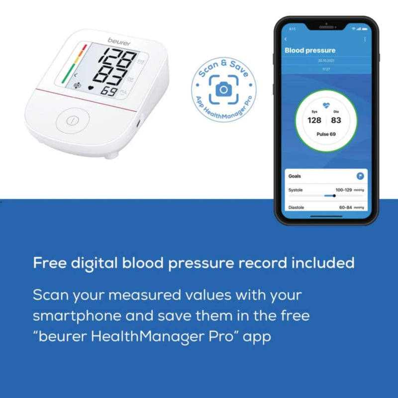 Beurer Upper Arm Blood Pressure Monitor Classic BM 23