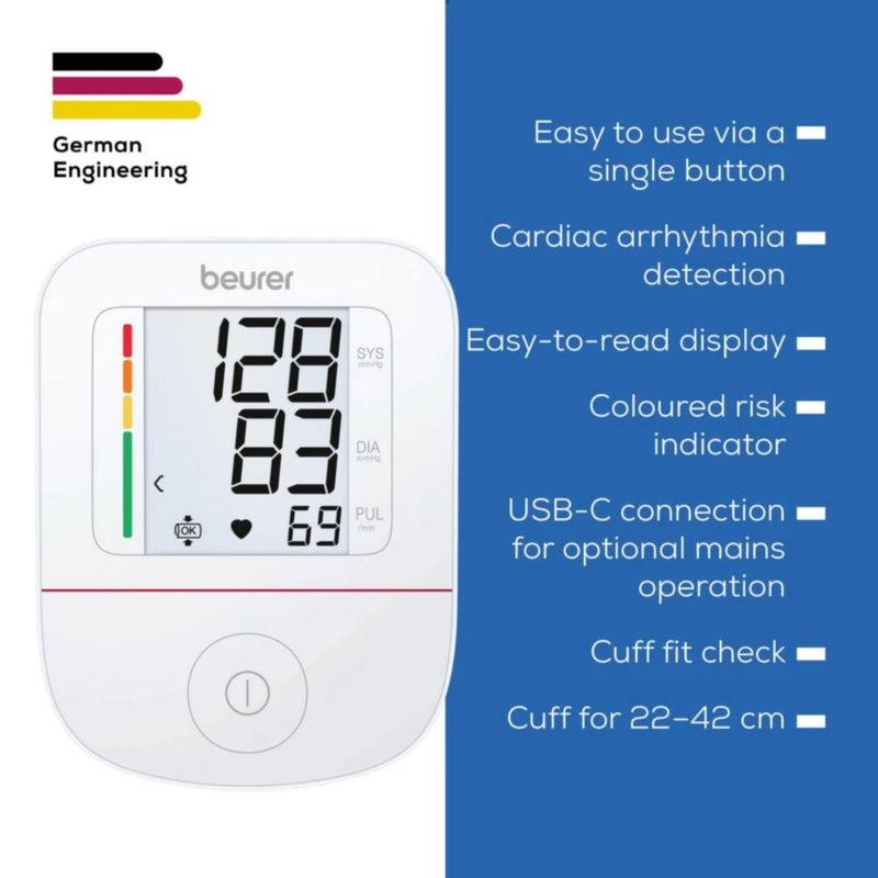 Beurer Upper Arm Blood Pressure Monitor Classic BM 23