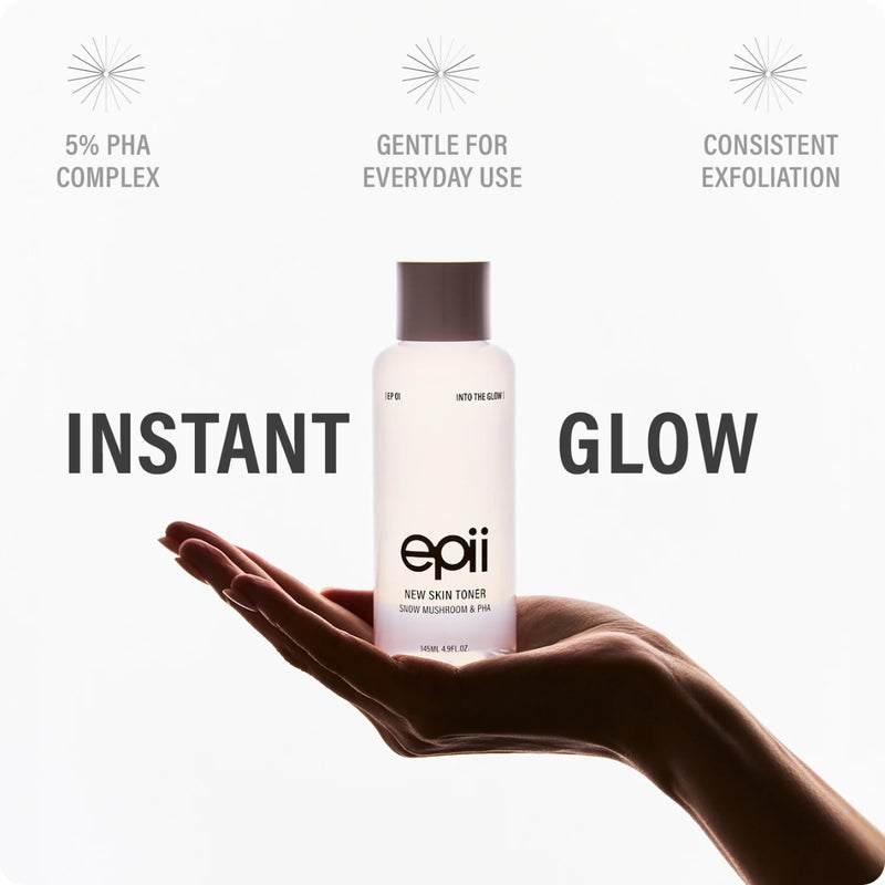 Epii New Skin Toner Snow Mushroom & PHA 145ml