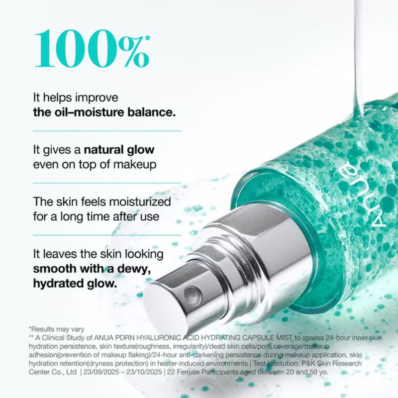 Anua PDRN Hyaluronic Acid Hydrating Capsule Mist 100ml