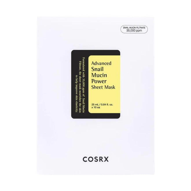 COSRX Advanced Snail Mucin Power Essence Sheet Mask 25ml x 10 Pieces