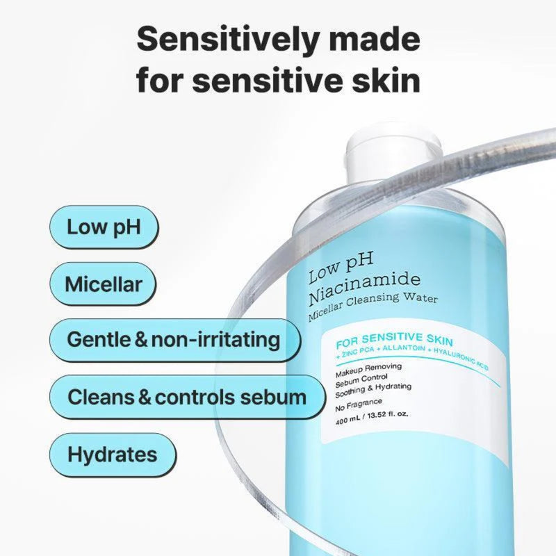 COSRX Low pH Niacinamide Micellar Cleansing Water 400ml